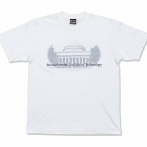 Vintage 90s MIT Massachusetts Institute of Technology Men's Gear White T-Shirt M